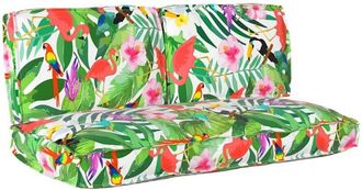 vidaXL Cushion Set Floral 3 pcs Multicolour Oxford Fabric vidaXL