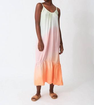 Electric & Rose Womens Laney Maxi Dress In Citrus Orange