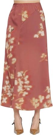 Nenette Gilda Rok - Dames - Midirokken - Bruin - S - Rokken