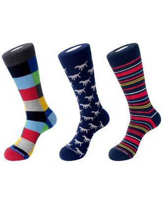 Unsimply Stitched 3-Pack Mens Crew Socks