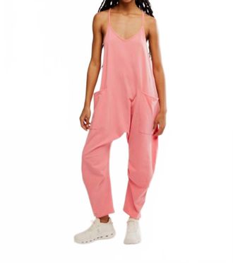 Free People Hot Shot Onesie In Hibiscus