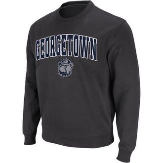 Colosseum Mens Colosseum Charcoal Georgetown Hoyas Arch & Logo Crew Neck Sweatshirt at Nordstrom, Size Xxx-Large