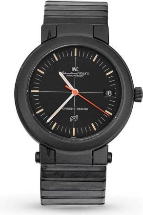 IWC Pre-owned IWC Porsche Design Compass Automatic Black Dial Mens Watch 3510