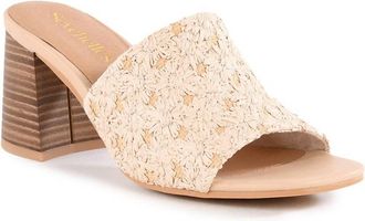 Seychelles Womens Adapt Raffia Heel Sandals In Daisy