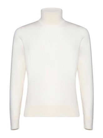 Giuliano Galiano Turtleneck Knit In Blended Virgin Wool