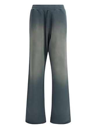 Golden Goose Blue Cotton Wide-leg Sweatpants