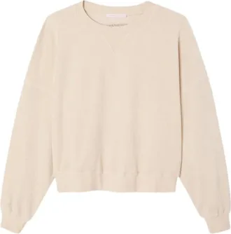 American Vintage Hoodies & sweatvesten, Dames, Beige, S, Katoen, Fuxow Sweatshirt