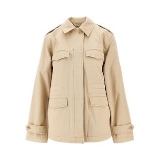 A.P.C. A. P.C. Cotton gabardine safari jacket Woman 40
