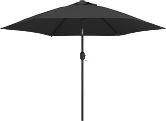 vidaXL Vidaxl - Sombrilla De Jard&iacute;n Con Palo De Metal Antracita 300 Cm