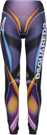 Dsquared2 Logo Leggings - Dames - Leggings - Veelkleurig - S - Broeken