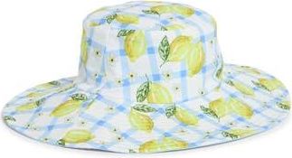 BCBGeneration Reversible Wide Brim Bucket Hat in Lemon at Nordstrom Rack