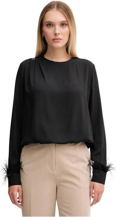 Gaud&igrave; Blusa Regular - - Blouses & Shirts - Donna - Nero - S