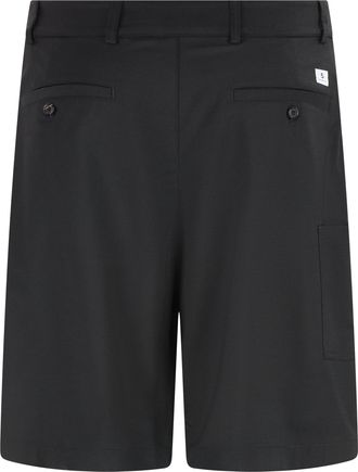 Department Five Mens Bermuda Shorts Techno Fabric Black Wool