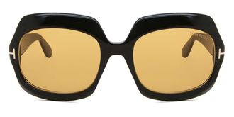 Tom Ford FT1155 REN 01E Womens Sunglasses Black Size 60