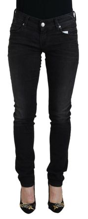 Acht Cotton Low Waist Slim Fit Women Casual blue Womens Jeans
