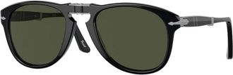 Persol Opvouwbare Po 0714 Zonnebril - Heren - Zonnebrillen - Zwart - 54 MM - Accessoires