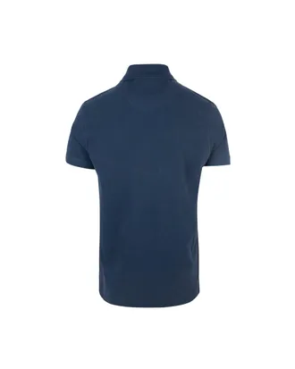 Barbour Piquet Cotton Polo Shirt - Blue