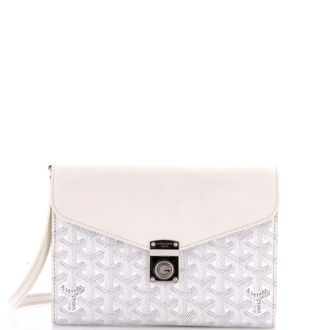 Goyard Chypre Wallet on Strap Coated Canvas with Leather