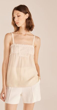 Rebecca Taylor Lace Patch Camisole