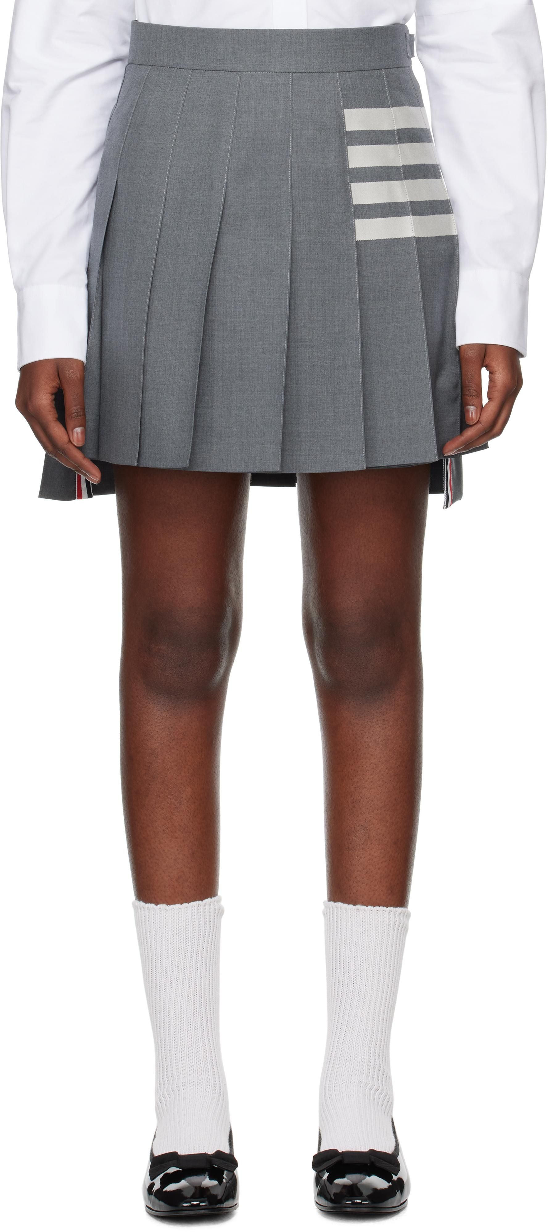 ThreeH Gonna A Pieghe Da Donna Gonna Lunga Svasata Casual A Vita