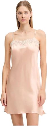 Chantelle Cabaret Sauvage Nachtjapon - Dames - Pyjama - Roze - M - Polyester - Nachtkleding