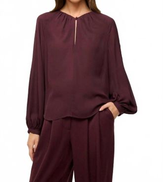 Staud Fabian Top In Merlot