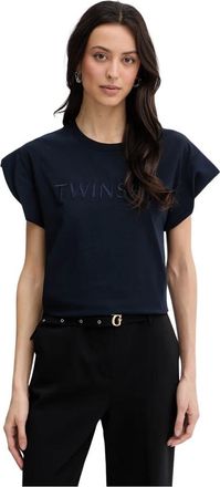 Twinset Mujer, Camisetas, Azul, Talla: XS