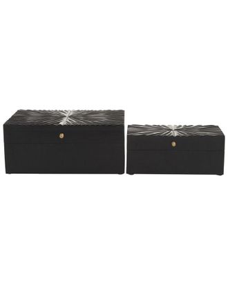 CosmoLiving by Cosmopolitan Cosmoliving By Cosmopolitan Set Of 2 Decorative Boxes