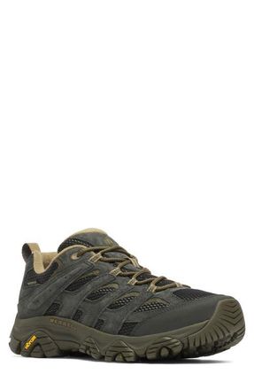 Merrell Moab 3 Waterproof Hiking Shoe in Black/Beluga at Nordstrom, Size 11.5