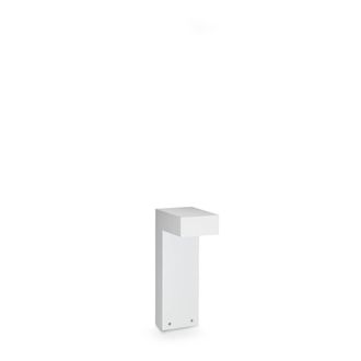 Netlighting Sirio 30cm Outdoor Pedestal Light White 1x GX53 IP65