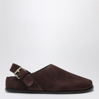 A.Emery The Louis Clog marroni in suede