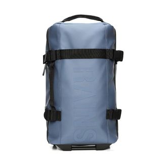 Rains Texel Cabin Bag - unisex - Koffers - Blauw - Maat: ONE Size Leer