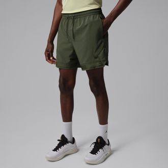 Nike Jordan Mens Jordan Sport Dri-FIT Woven Diamond Shorts in Green | FQ2989-325