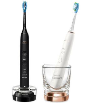 Philips Sonicare Sonic Electric Toothbrush With App Black And Rose Gold