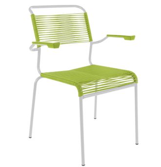 Schubiger M&ouml;bel Spaghetti-Stuhl S&auml;ntis mit Armlehnen