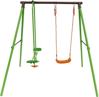 Habitat et Jardin Parque Infantil De Acero Lola - 2 Soportes - 1.95m