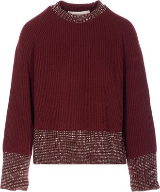 Golden Goose Maglione con decorazione - Rosso