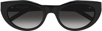 Saint Laurent Sunglasses Sl M115 002 Black/Smoky Grey Women