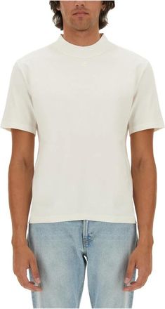 Courr&egrave;ges Volcano T-Shirt - Heren - T-shirts - Wit - S - Tops