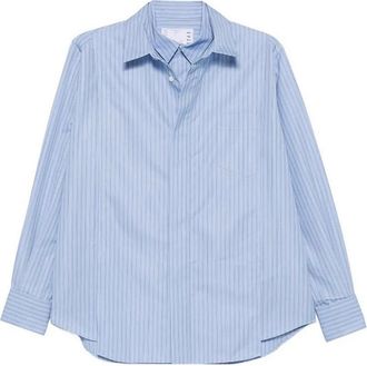 sacai Poplin shirt with layered panel