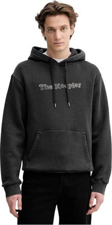The Kooples Hooded Sweatshirt - Heren - Hoodies - Zwart - L - Katoen - Hoodies & sweatvesten