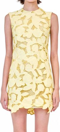 Jonathan Simkhai Mickie Mini Dress In Buttercream