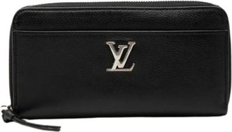 Louis Vuitton Pre-owned Wallets, female, Black, Size: ONE SIZE Pre-owned Lockme Zippy Wallet