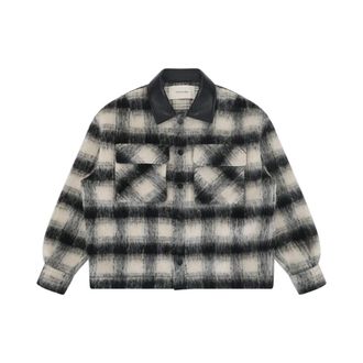 Entire studios Entire Studios - Giacca Shirt Fjord - Heren - Jassen - Zwart - Maat: M Wol