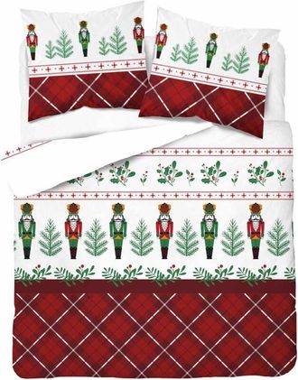 OEM Juego De Cama De Franela 220x200 Navidad Cascanueces