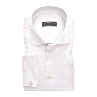 John Miller Witte Business Overhemd Jurk - Heren - Zakelijke Overhemden - Beige - 5XL - Katoen - Overhemden