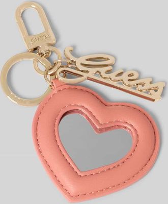 Guess Schl&uuml;sselanh&auml;nger in Motiv-Optik in Rosa, Gr&ouml;&szlig;e 1