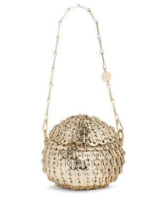 Paco Rabanne 1969 Ball chainmail clutch bag - Gold