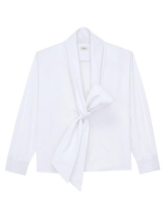 Saint Laurent White Regular Solid Shirt