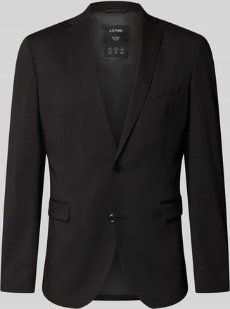 s.Oliver Black Label Slim Fit Anzugsakko mit Viskose-Anteil in Black, Gr&ouml;&szlig;e 102